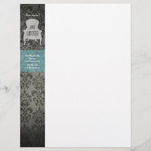 Shabby Chic Brocade Chair Letterhead