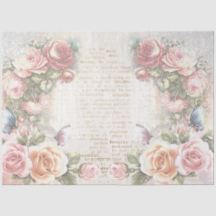 Shabby Chic Collage Series Design 2 Tissue Paper