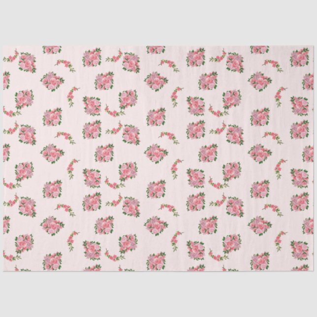 Shabby Chic Collage Series Design 3 Tissue Paper (Front)