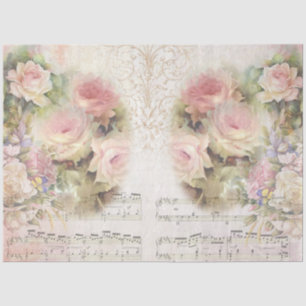 Shabby Chic Collage Series Design 4 Tissue Paper