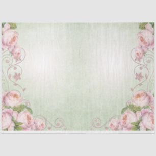 Shabby Chic Collage Series Design 6 Tissue Paper