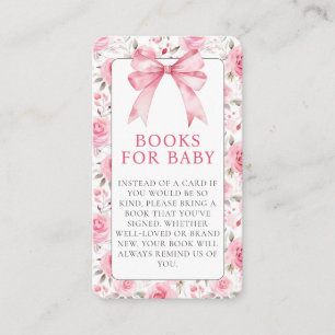 Shabby Chic Coquette Pink Love Shack Baby Shower Enclosure Card