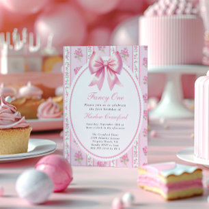 Shabby Chic Coquette Pink Love Shack Baby Shower  Invitation Postcard