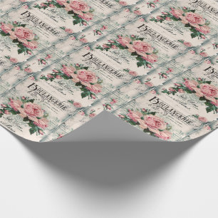 shabby chic, decoupage, victorian, french chic, pa wrapping paper