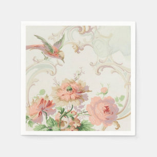 Shabby Chic Floral Napkin
