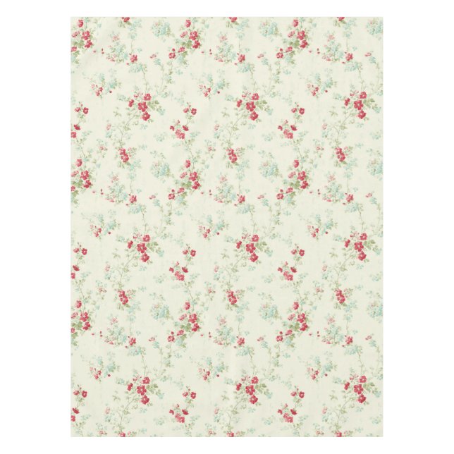 Shabby chic florals tablecloth (Front)
