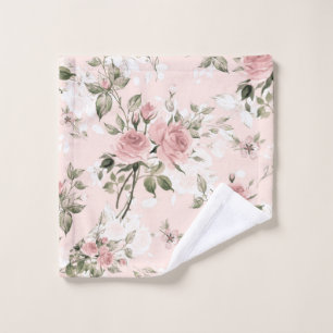 Shabby chic, french chic, vintage,floral,rustic,pi wash cloth