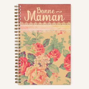 Shabby Chic French Grandmother Bonne-Maman  Notebook