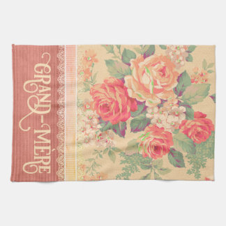 Shabby Chic Grandmother Grand-Mère Tea Towel