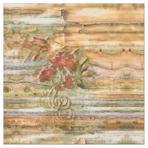 Shabby Chic Hummingbird Flight