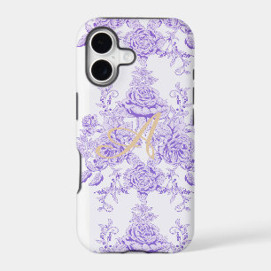 Shabby chic,lavender,toile,pattern,floral,Victoria