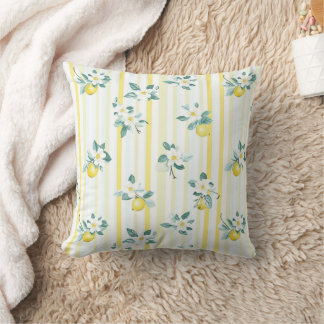 Shabby Chic Lemon Floral Series Design #12 Cushion