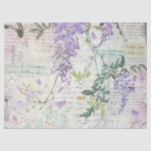 Shabby Chic Lilac Series Design 7 Tissue Paper