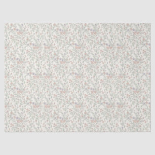 Shabby Chic Pastel Floral Seamless Wrapping Paper