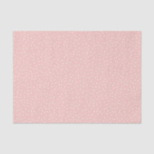 Shabby Chic Pastel Pink & White Polka Dot Pattern