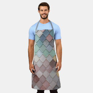 Shabby Chic Pastel Tiles Apron