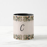 Shabby Chic Pink Rose Vines Floral Elegant