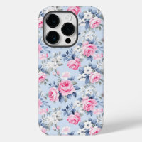 Shabby Chic Pink Roses Pattern