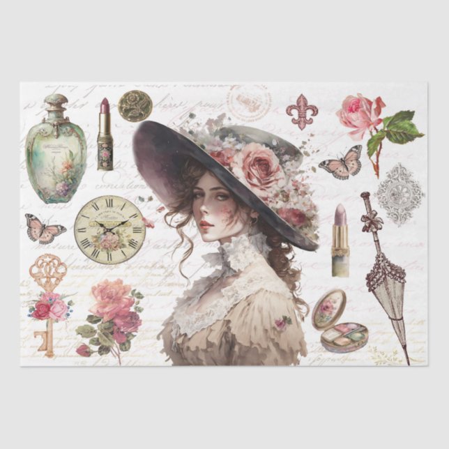 Shabby Chic Project  Tissue Paper (Front)