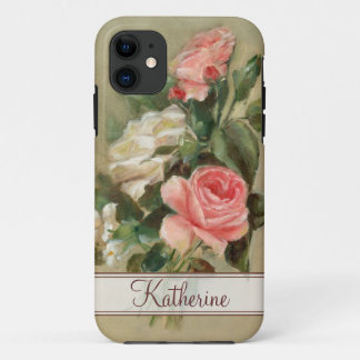 Shabby Chic roses Case-Mate iPhone Case