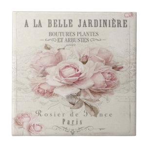 shabby chic,rustic,vintage,floral,collage,country, tile