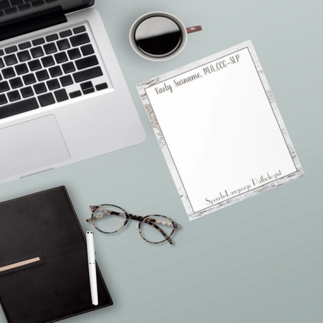 Shabby Chic! Trendy SLP Notepad (Creator Uploaded)