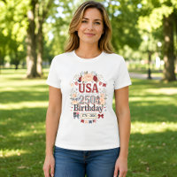 Shabby Chic USA 250th Birthday Women's T-shirt
