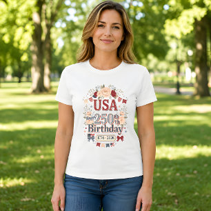 Shabby Chic USA 250th Birthday Women's T-shirt