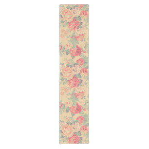 Shabby Chic Vintage Floral Lace Personalised Short Table Runner