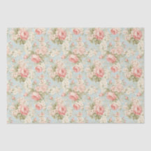 Shabby Chic Vintage Floral Victorian Pink Roses