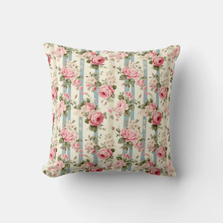 Shabby Chic Vintage Roses Cushion