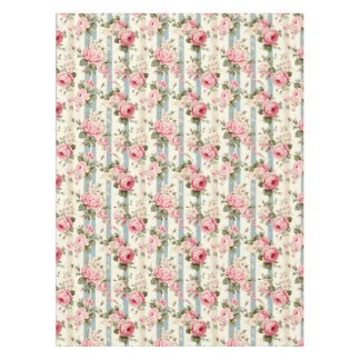 Shabby Chic Vintage Roses Tablecloth