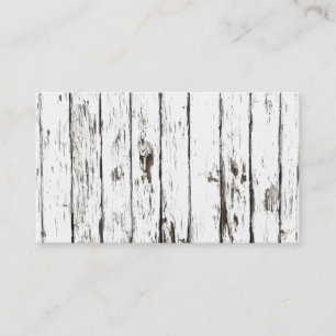 Shabby Chic Weathered Board Business Card