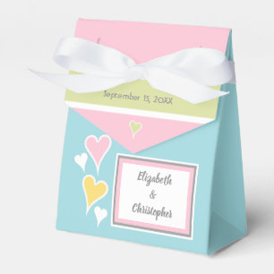 Shabby chic Wedding guest thank you Favour Box
