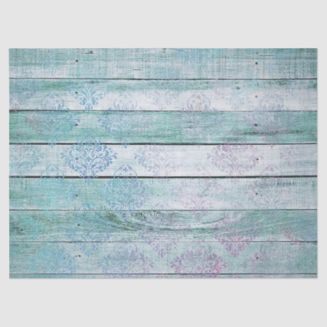 Shabby Chic Wood Series Design 6 Tissue Paper (Front)