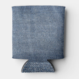 Shabby denim: blue jeans texture can cooler