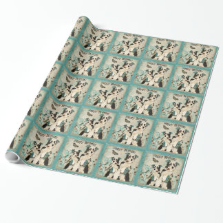 Shabby Dogs Birthday Wrapping Paper