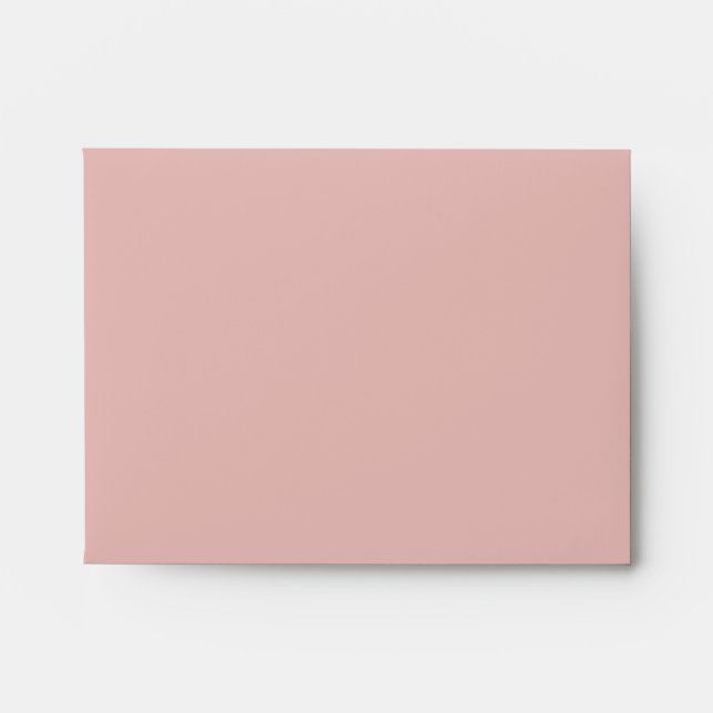 Shabby Pink Victorian Style Wedding Envelope (Front)