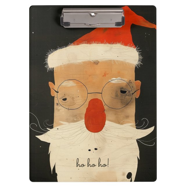 Shabby Santa Clipboard (Front)