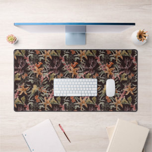 Shabby Sea Life Pattern Desk Mat