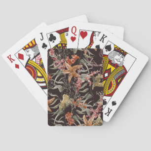 Shabby Sea Life Pattern Playing Cards