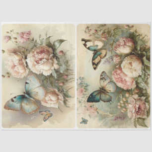 Shabby Spring Tissue Paper