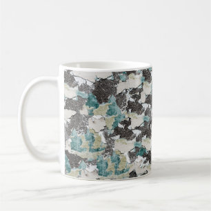 Shabby wall seamless texture backgroundart, paint, coffee mug