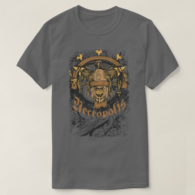 Shackled Necromancer T-Shirt (Design Front)