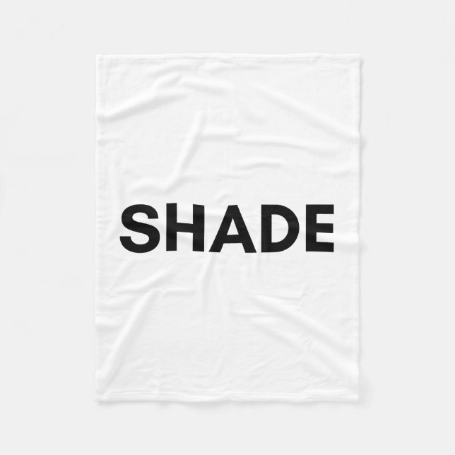 shade fleece blanket (Front)