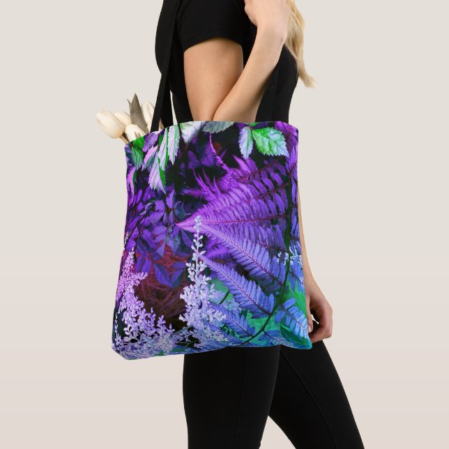 Shade Garden All Over Print Tote Bag (Close Up)
