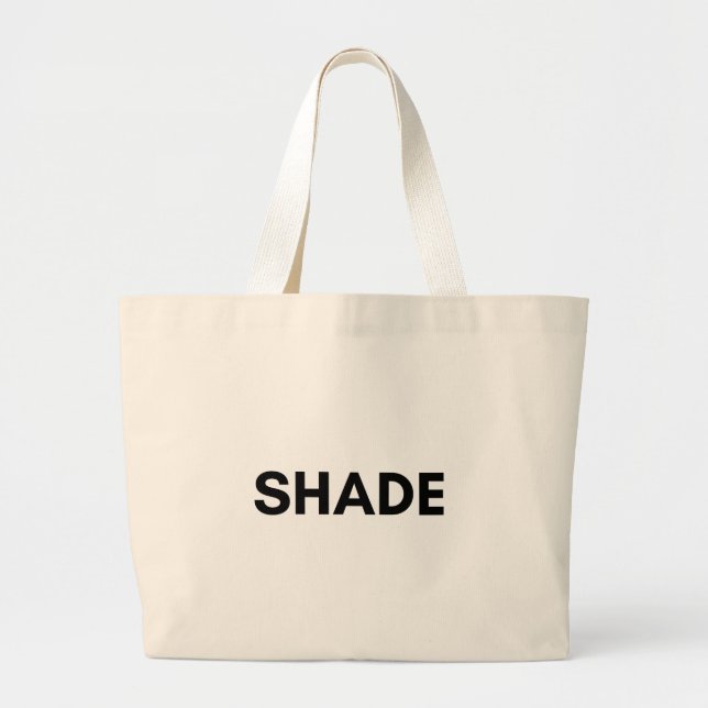 shade large tote bag (Front)