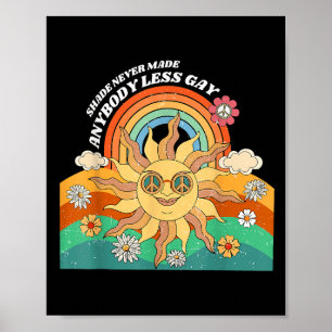 Shade Never Made Anybody Less Gay Rainbow Lgbt Les Poster