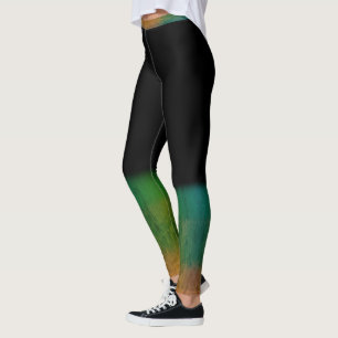 shade of green leggings
