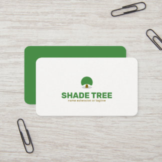 Shade Tree Logo Design | Editable Colour | Business Card